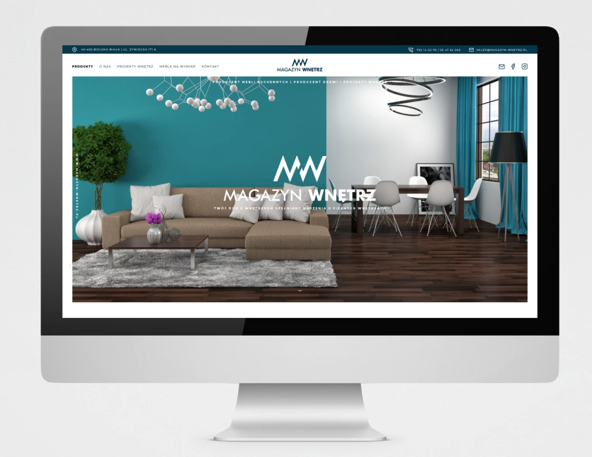 magazyn wnetrz strona katalog internetowy