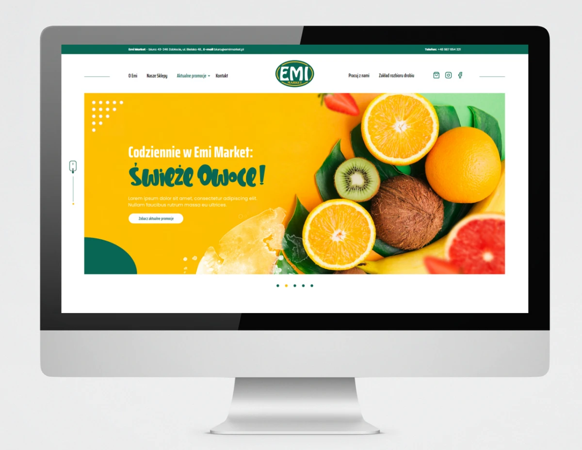 strony firmowe emi siec marketow bielsko okolice