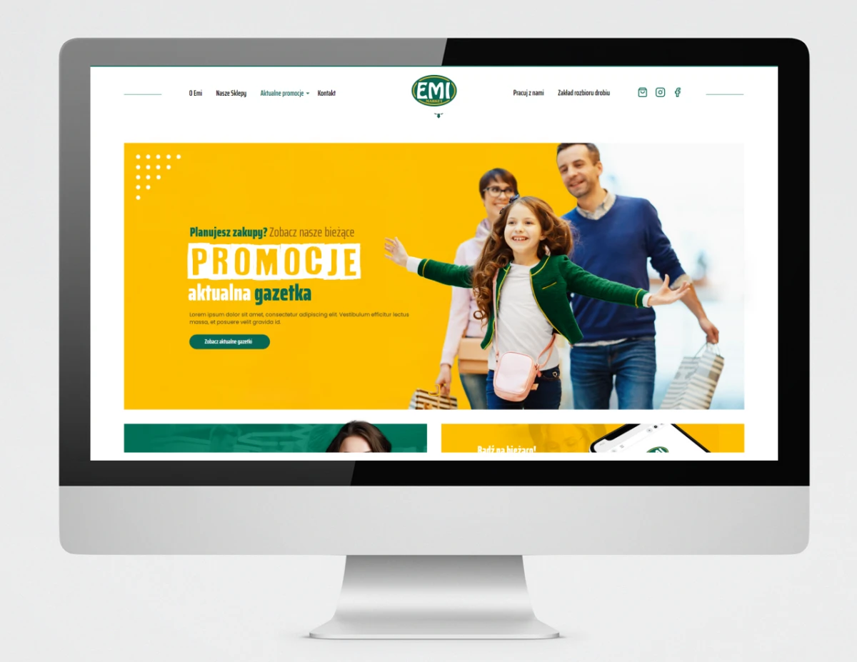 emi market projekty stron www wykonane przez exponet z bielska