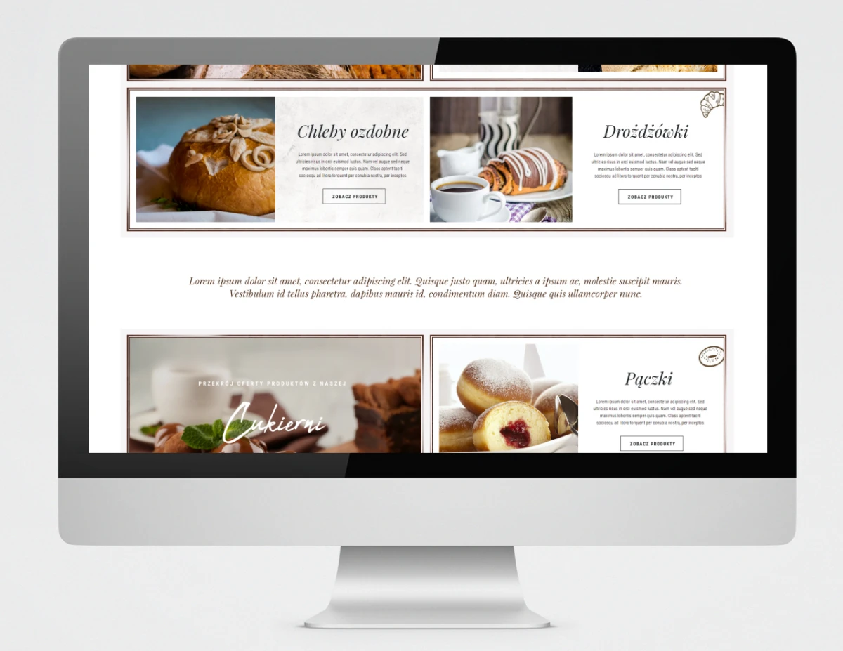 manufaktura bielec projekt strony www wykonany przez exponet