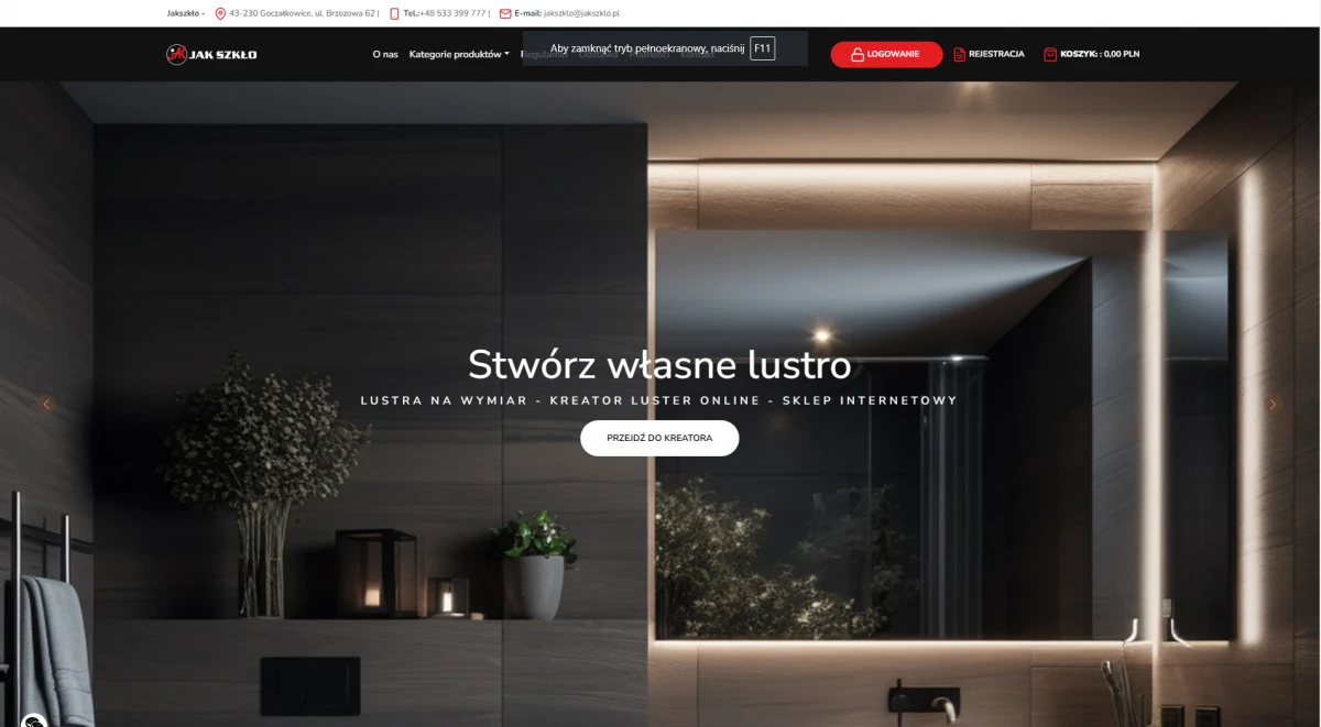 konfigurator online luster platforma sprzedazowa wykonanie Exponet