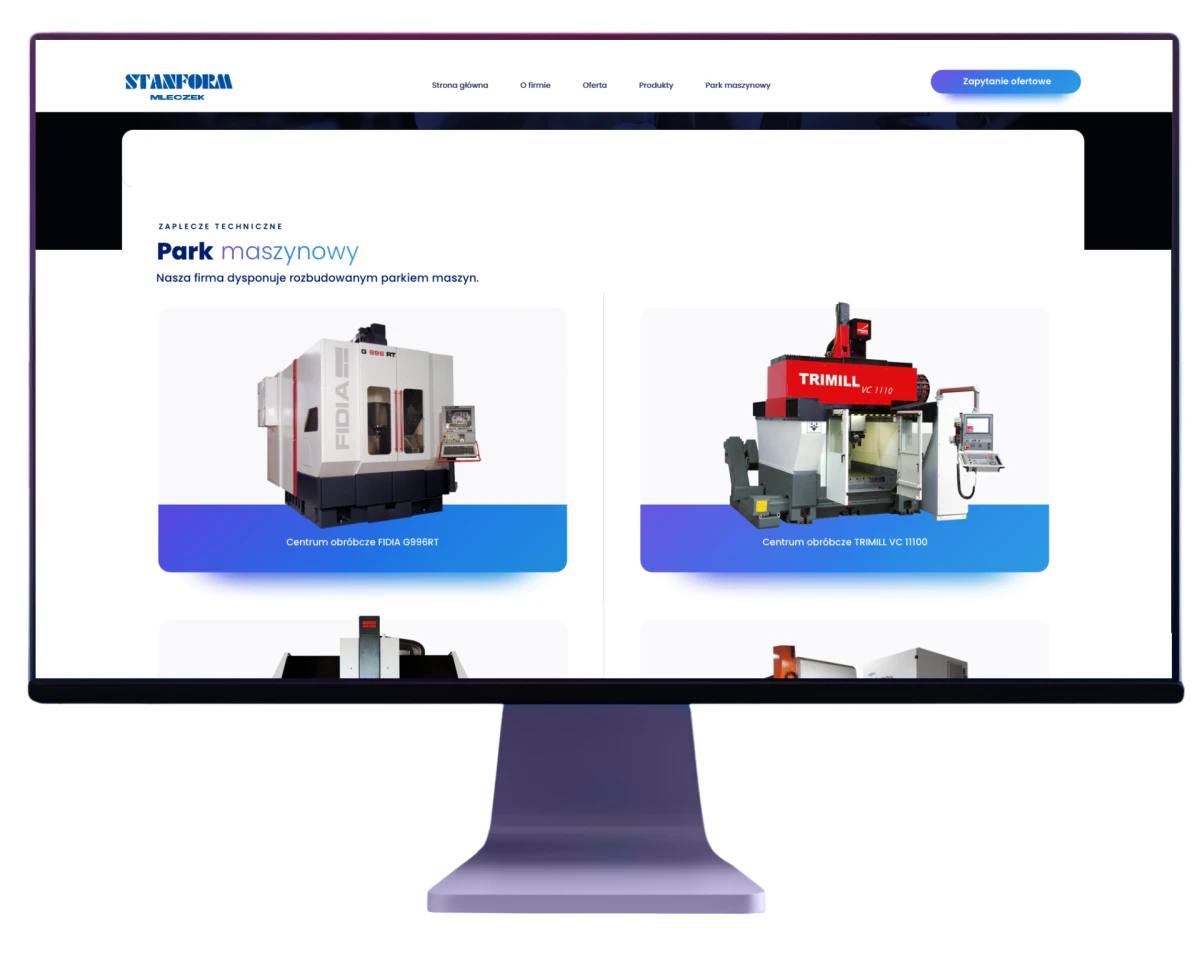 strona www stanform projekt i wykonanie exponet bielsko biala