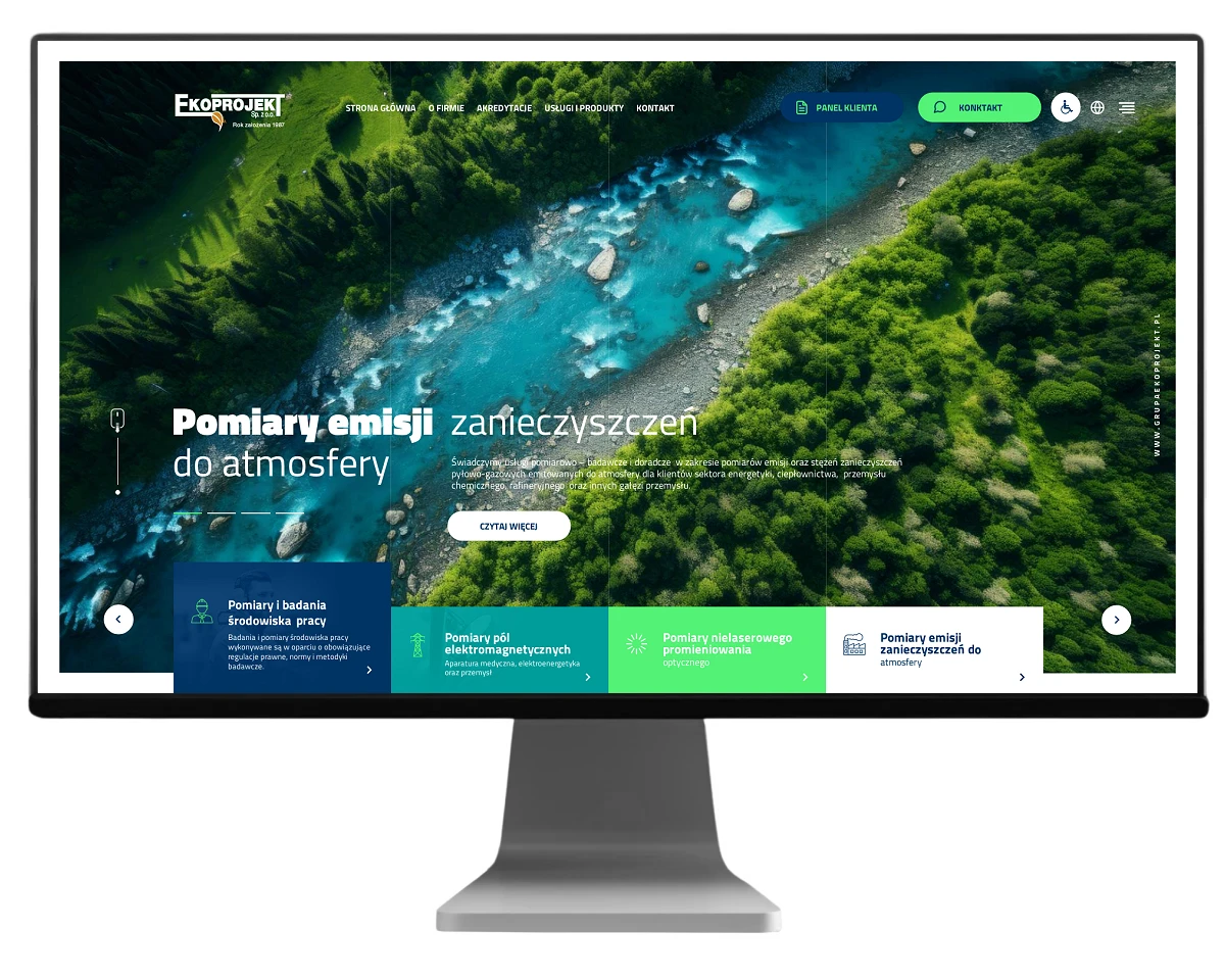 strony internetowe projekt serwisu ekoprojekt bielsko biala