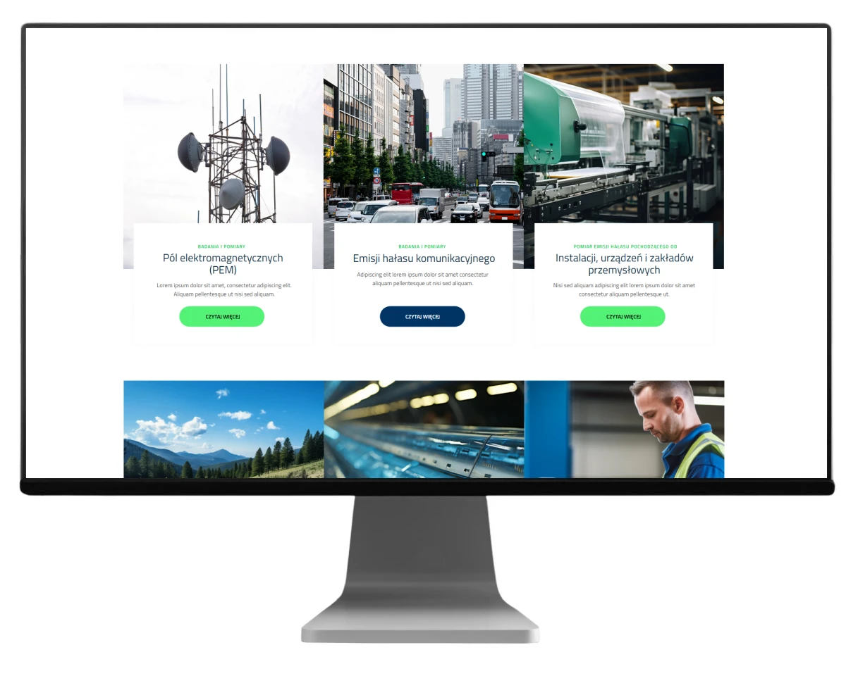 projekt strony www dla firmy ekoprojekt z bielska bialej 2025 2