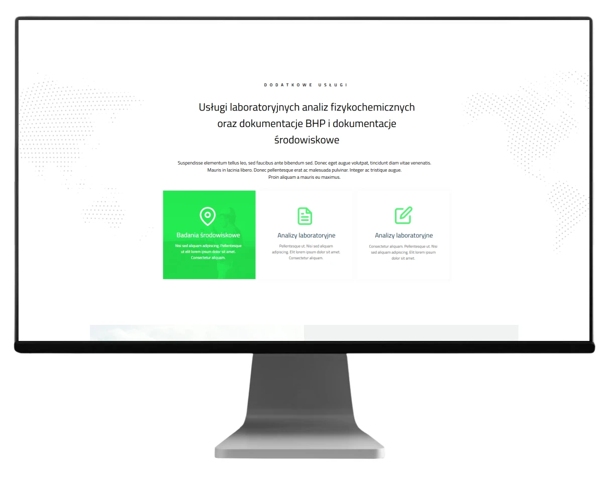 strony internetowe bielsko projekt dla ekoprojektu