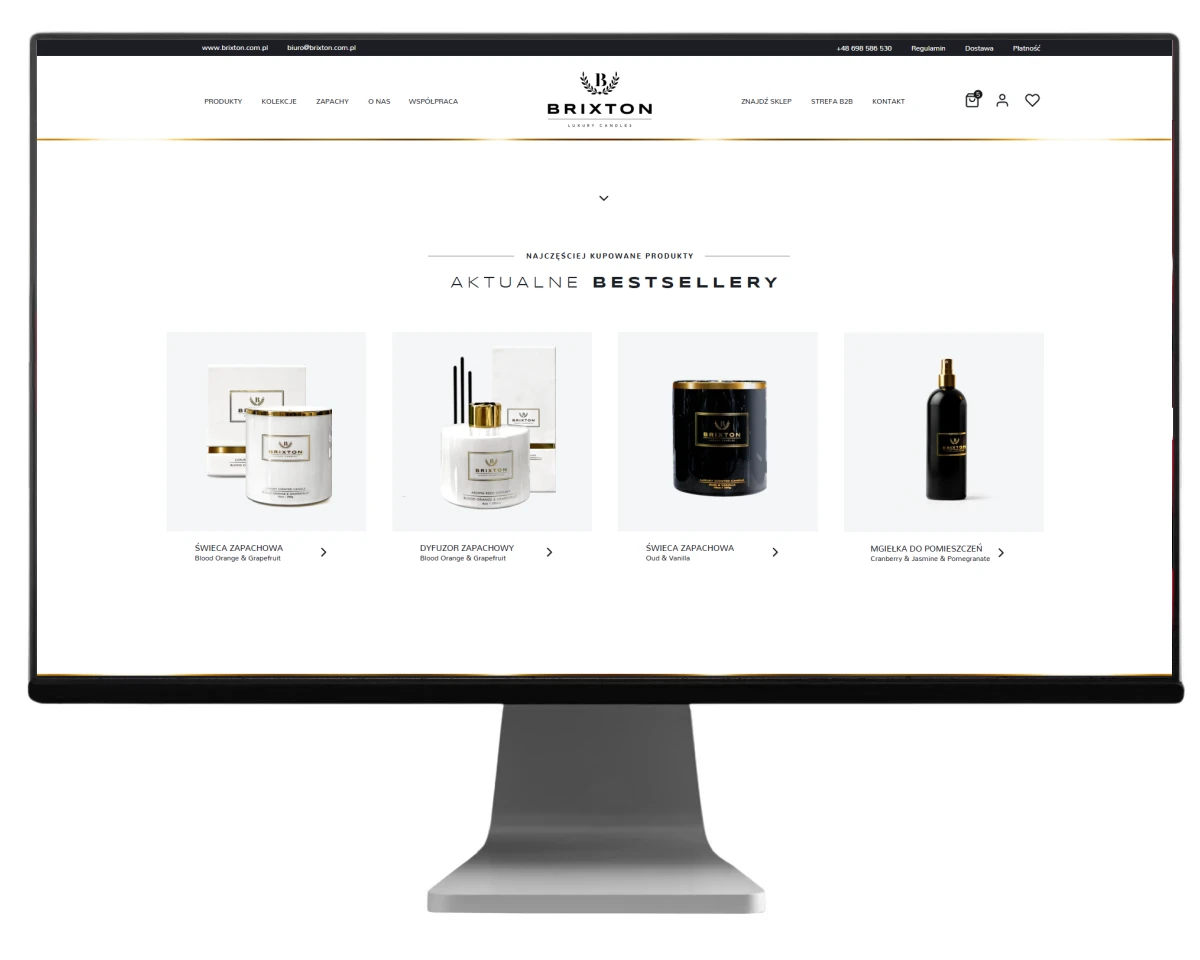 projektowanie strony www dla brixton 2025