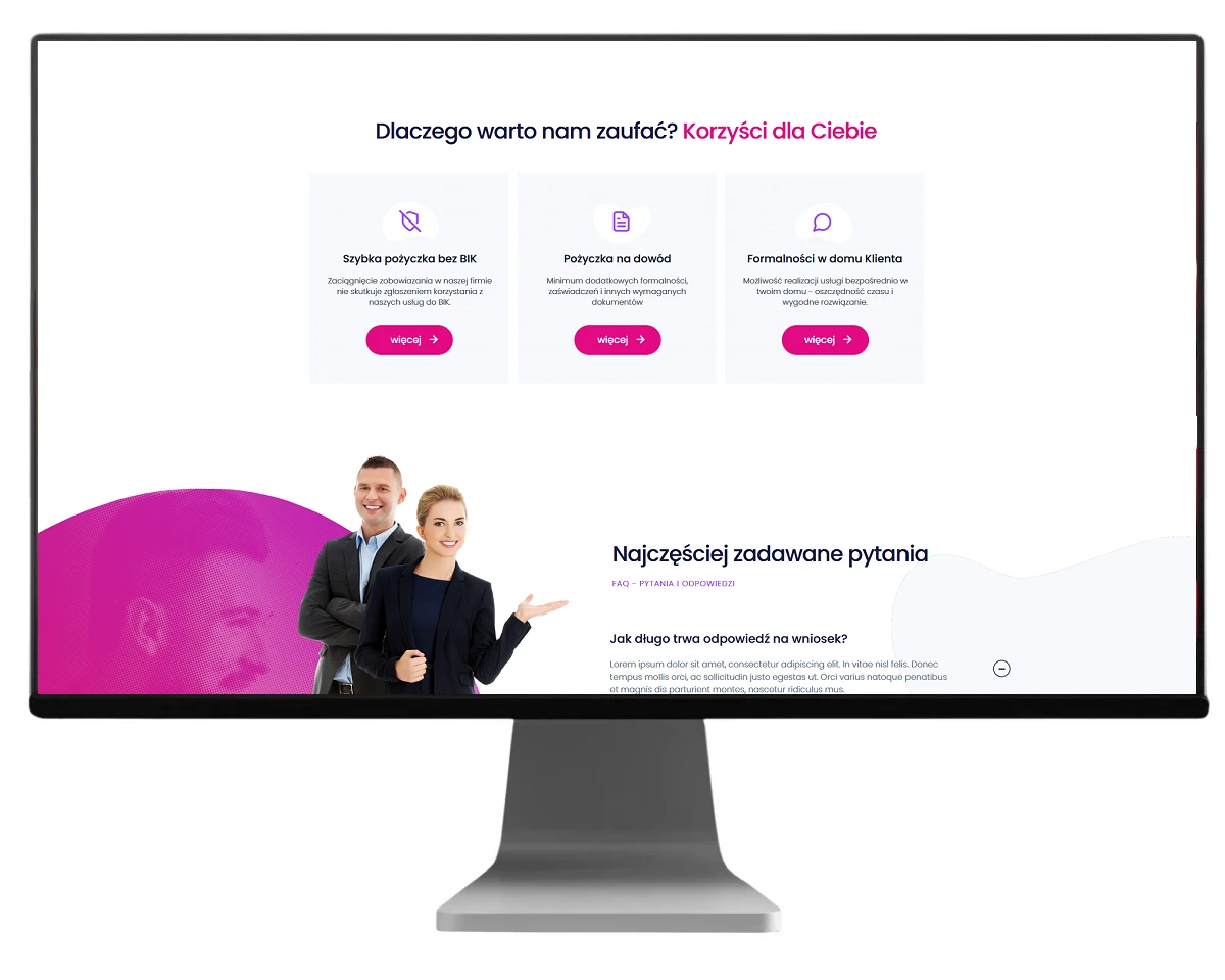 nowa strona www solutumfinanse projekt pod optymalizacje i pozycjonowanie w ai