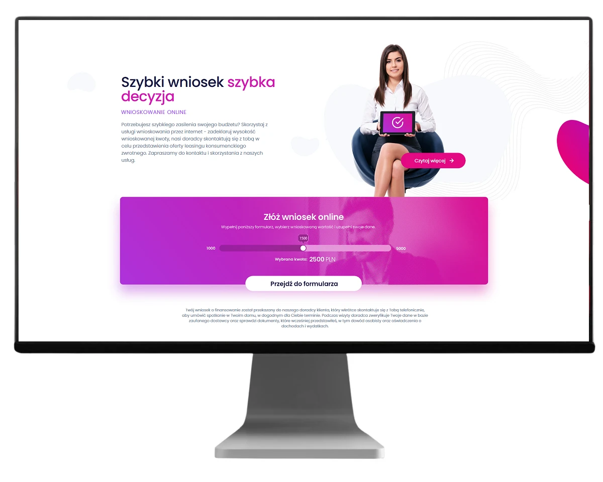 tworzenie strony www dla firmy solutumfinanse z bielska