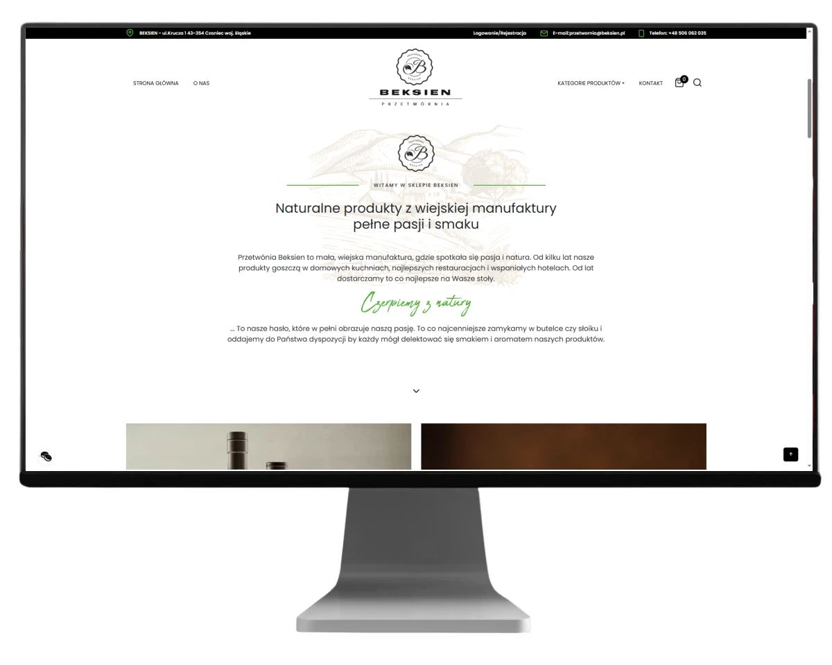 strona internetowa przetworni beksien