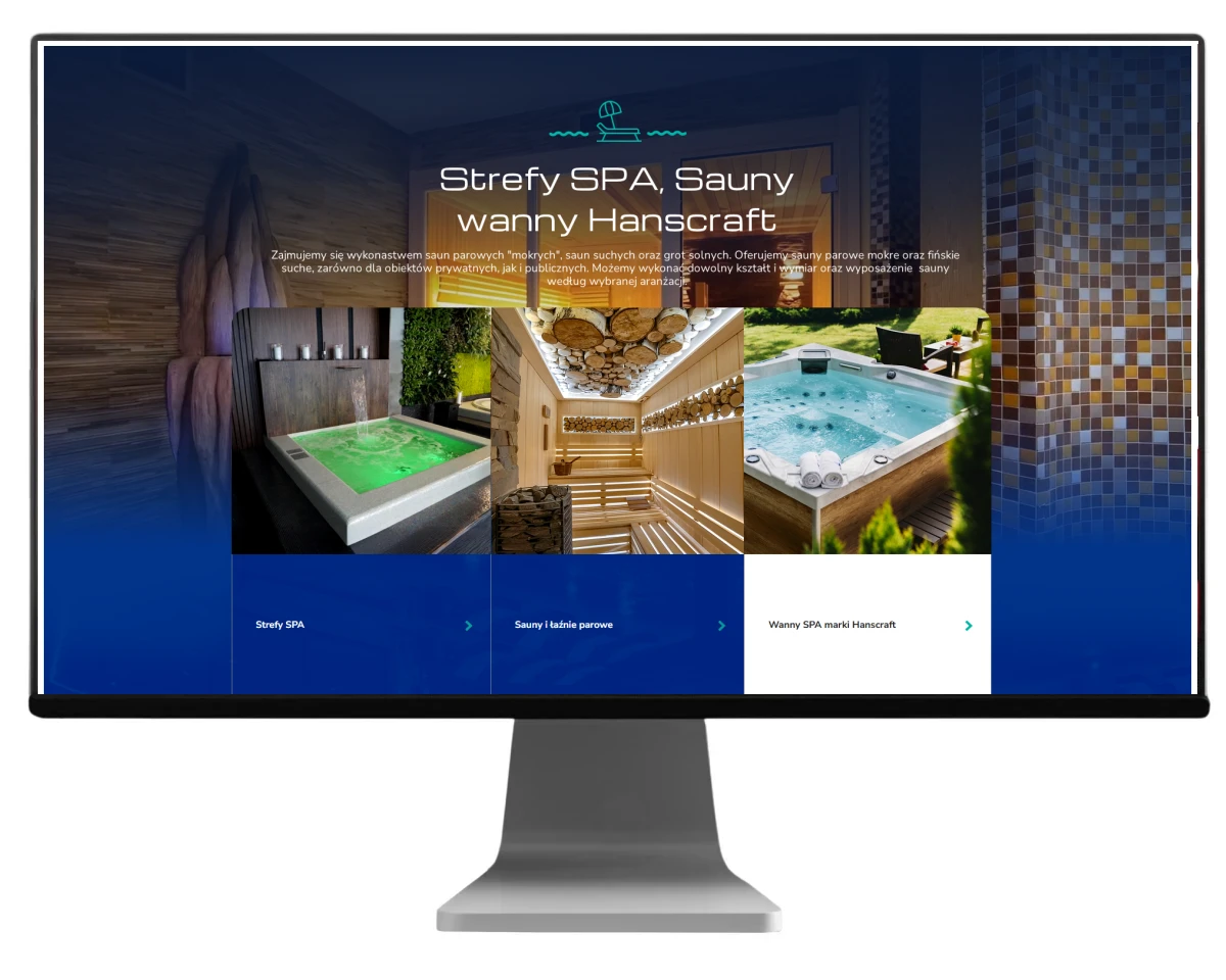 projekt zoptymalizowanej pod pozycjonowanie strony dla firmy masterpool myszkow