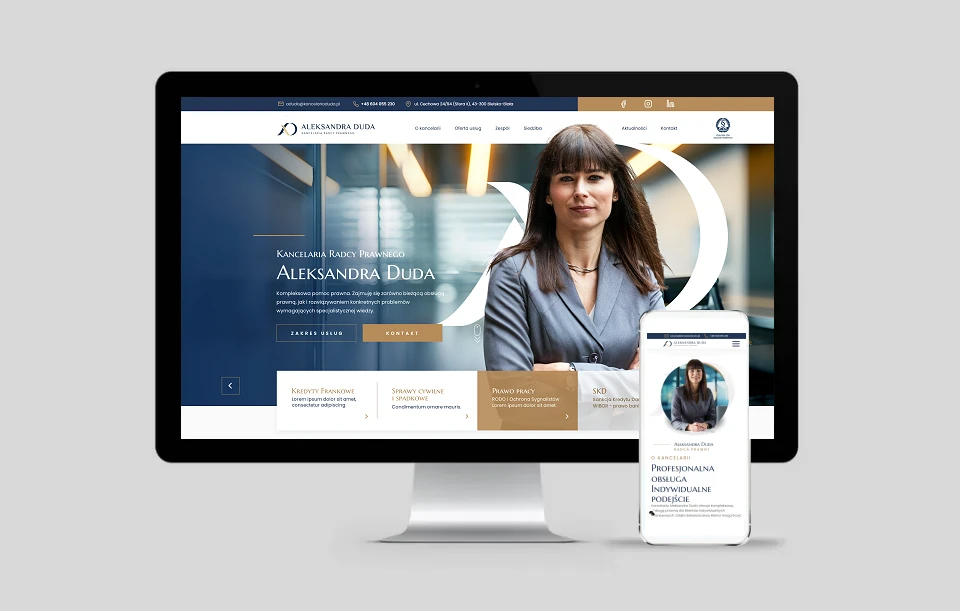 strona internetowa projektowanie www dla aleksandra duda bielsko biala