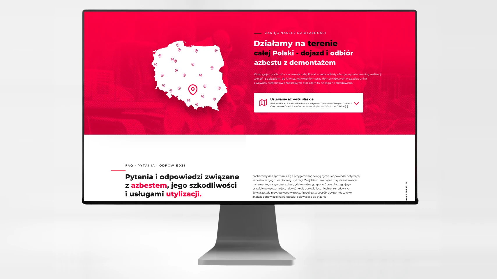 projekt strony uwaga azbest bielsko biala 2026