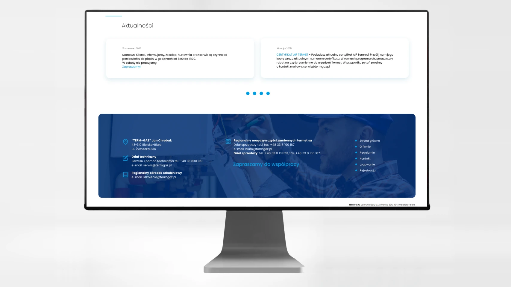 tworzenie platform 2b2 bielsko biala exponet dla termgaz