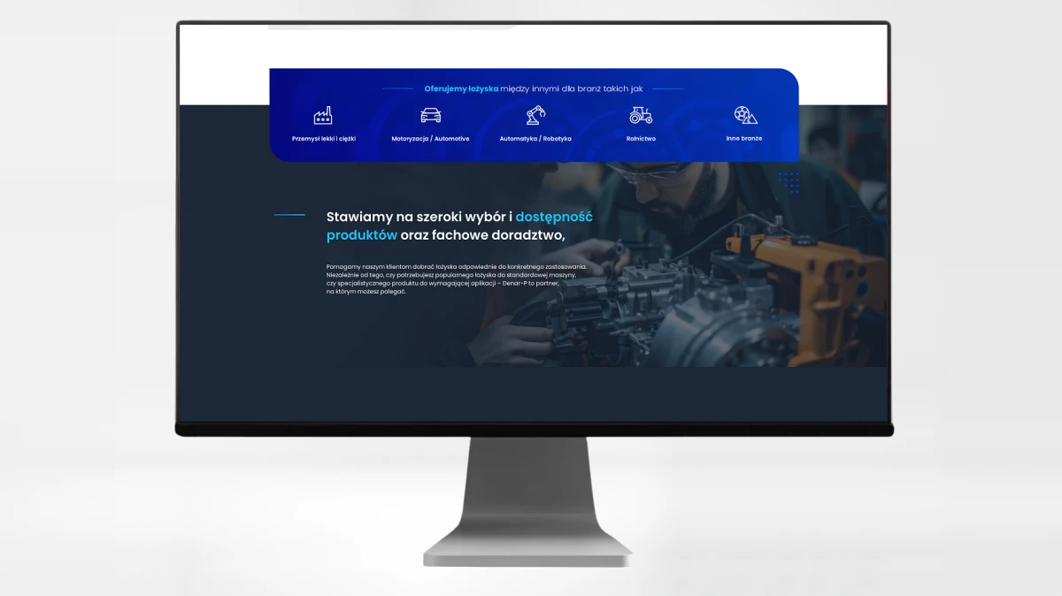 strony internetowe bielsko projekt dla denar p