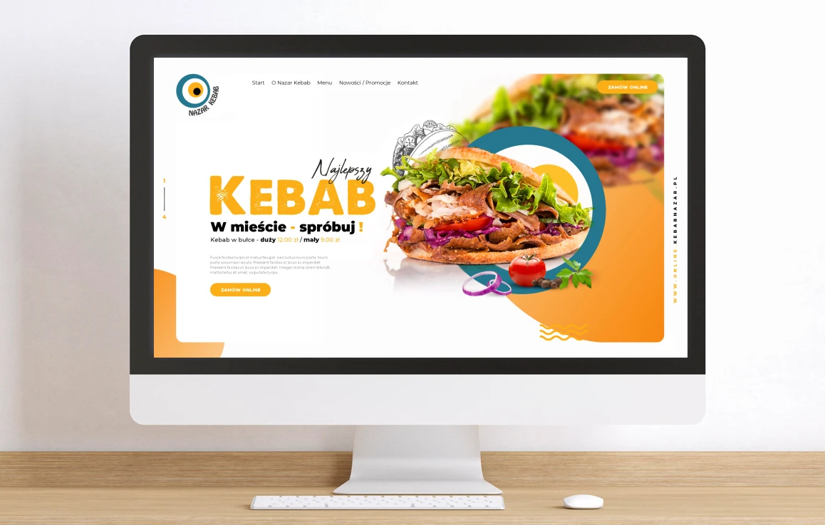 Strona internetowa Nazar Kebab Bielsko