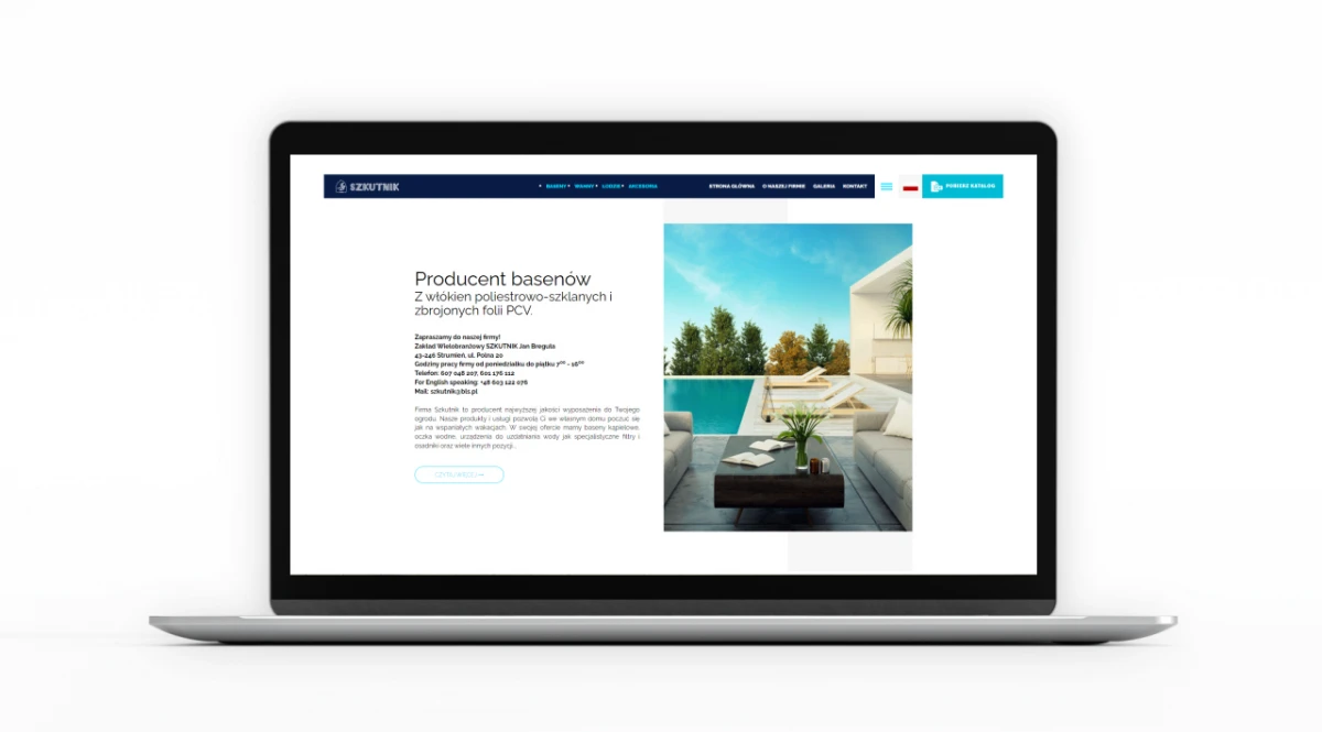 strona internetowa dla firmy szkutnik 3