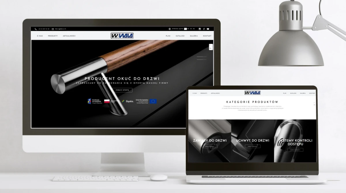 strona internetowa katalog produktow firmy wala