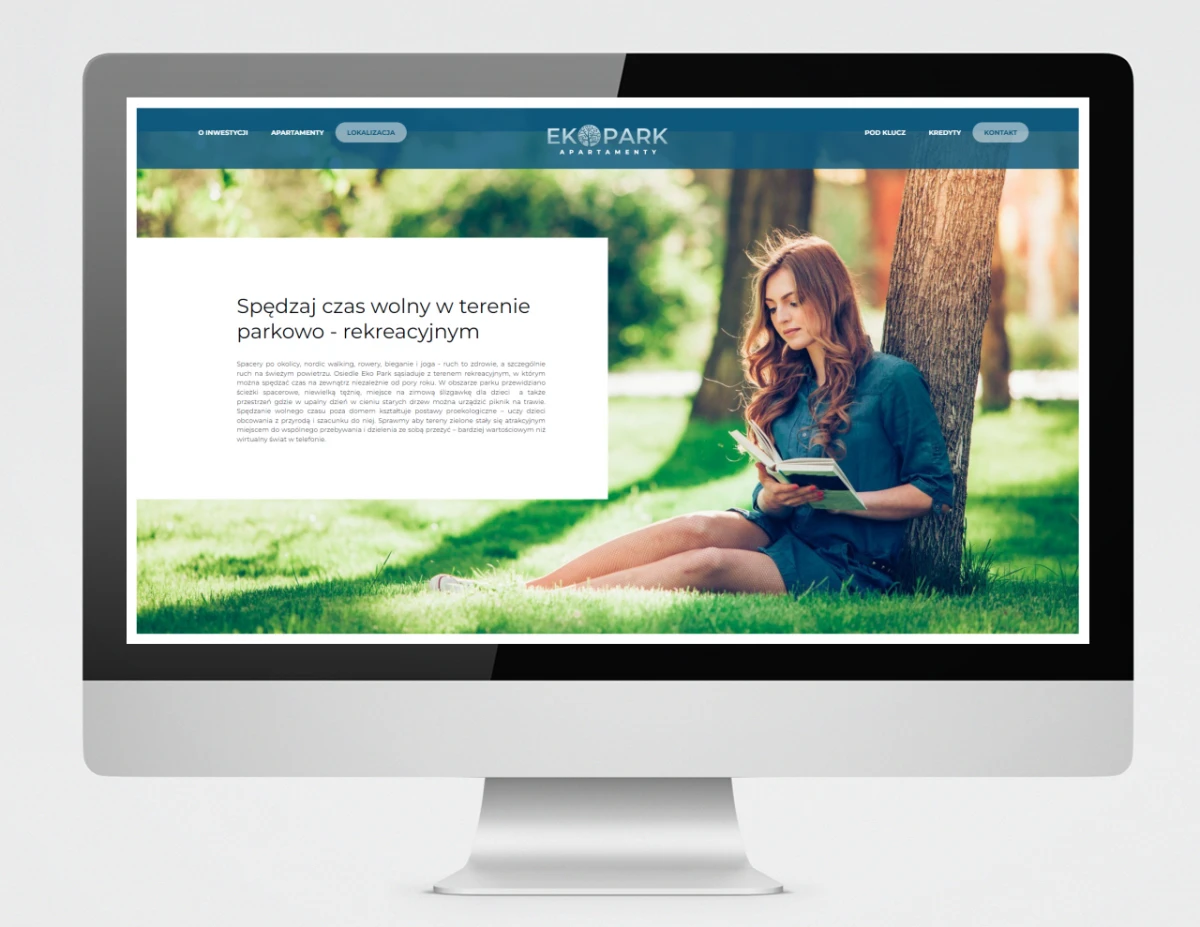 strona internetowa inwestycji ekopark apartamenty bielsko biala 1