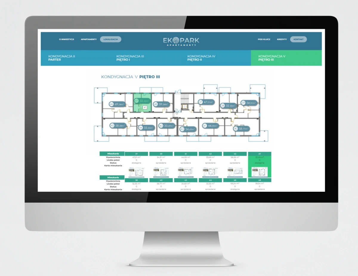 strona internetowa inwestycji ekopark apartamenty bielsko biala 4