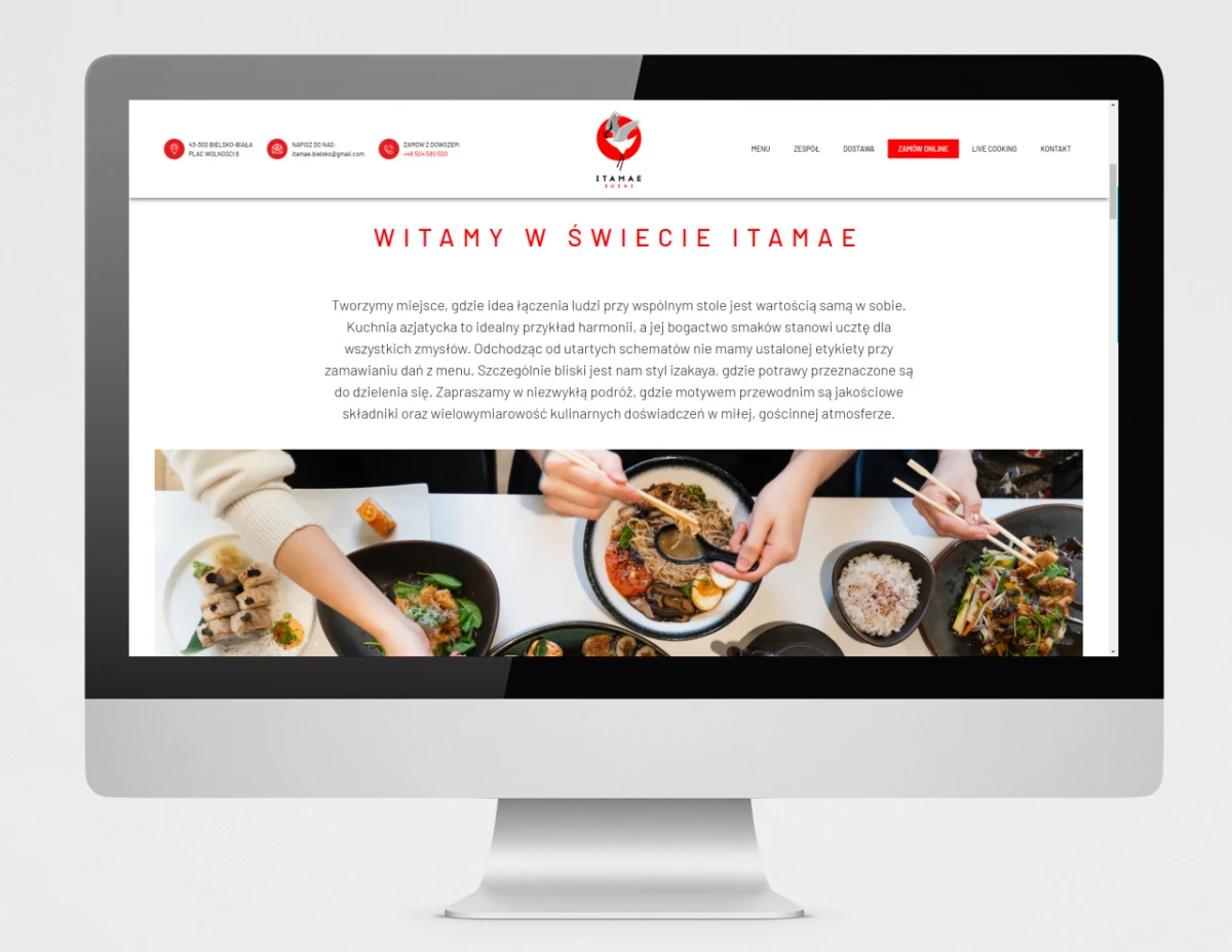 strona internetowa itamae bielsko 5