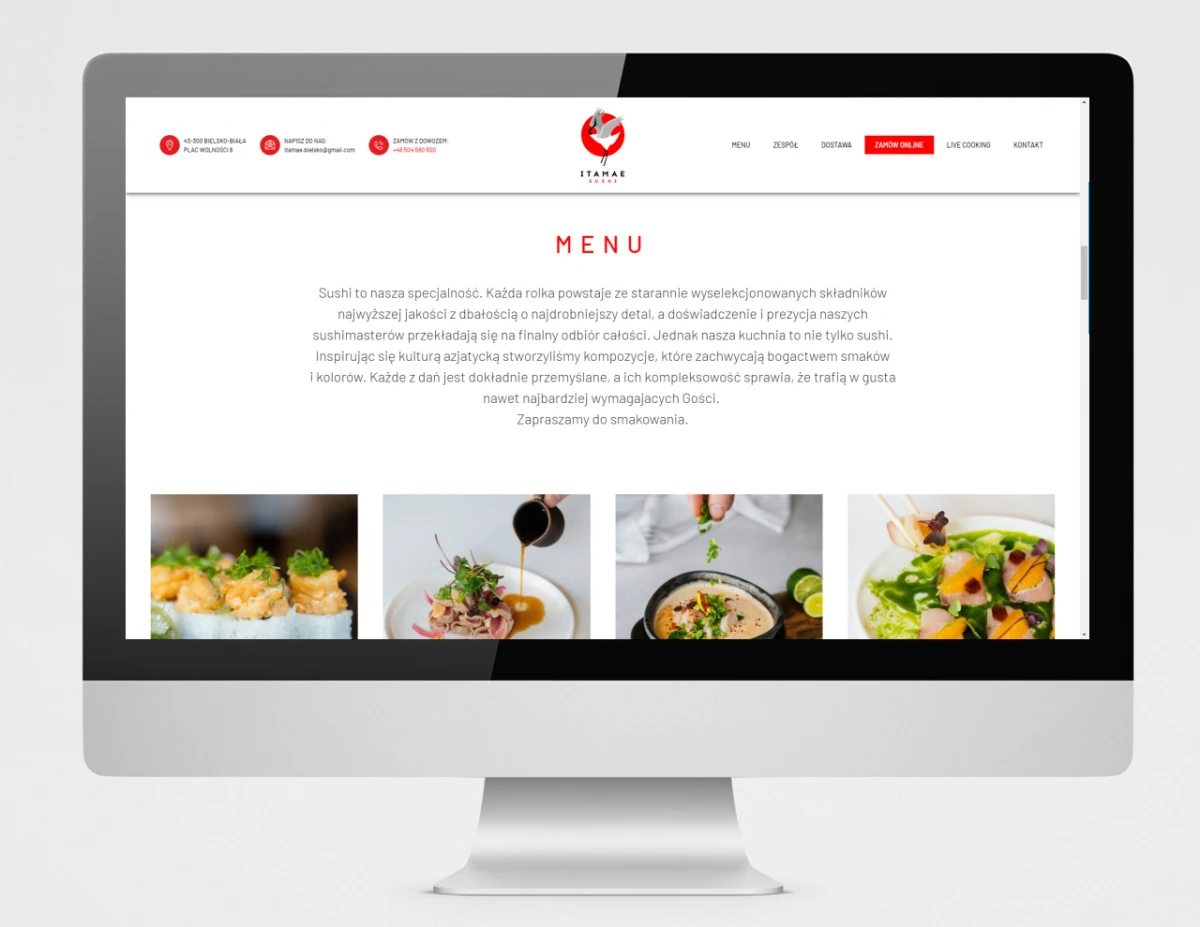 strona internetowa itamae bielsko 3