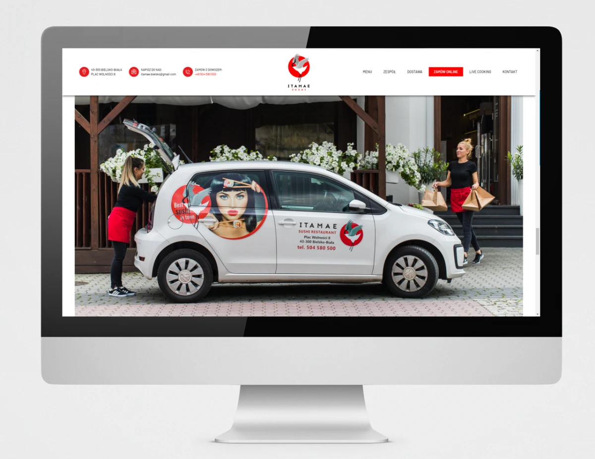 strona internetowa itamae bielsko 1