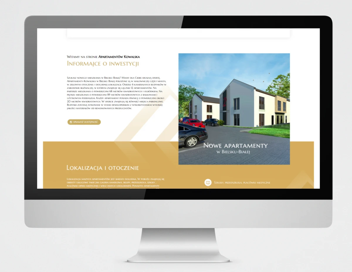 strona internetowa apartamenty kowalska bielsko 2