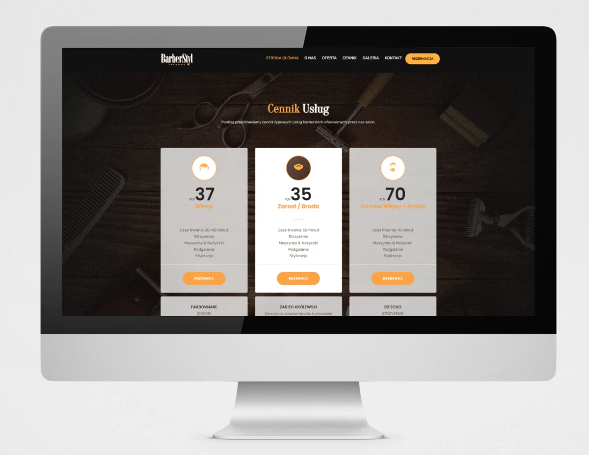 strony internetowe barber styl bielsko 6