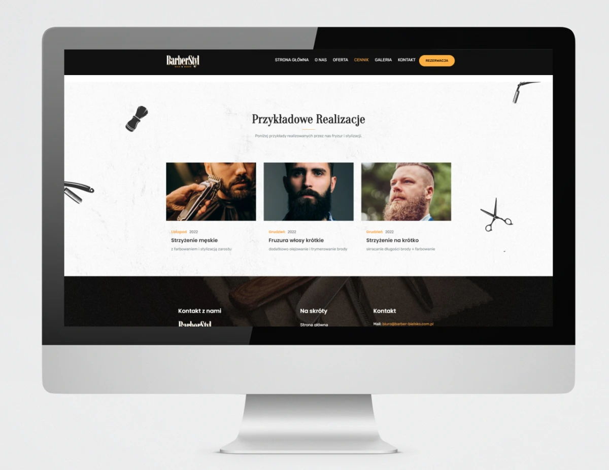 strony internetowe barber styl bielsko 7