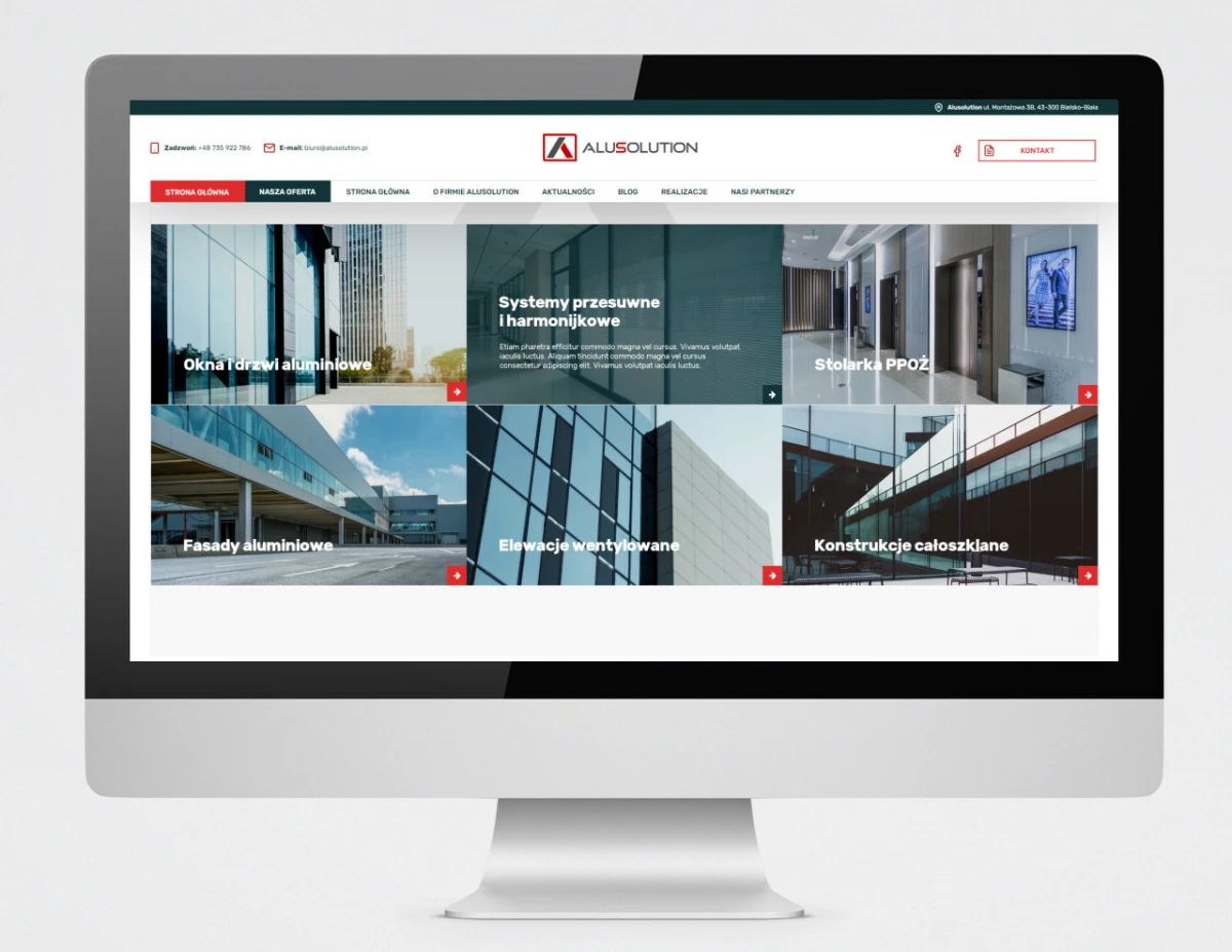 strony internetowe alusolution bielsko biala projektowanie www 5