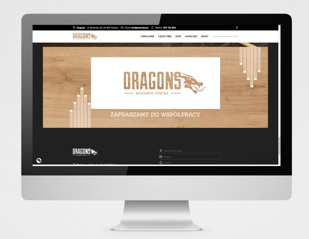 strony internetowe dla dragons bielsko biala z pozycjonowaniem