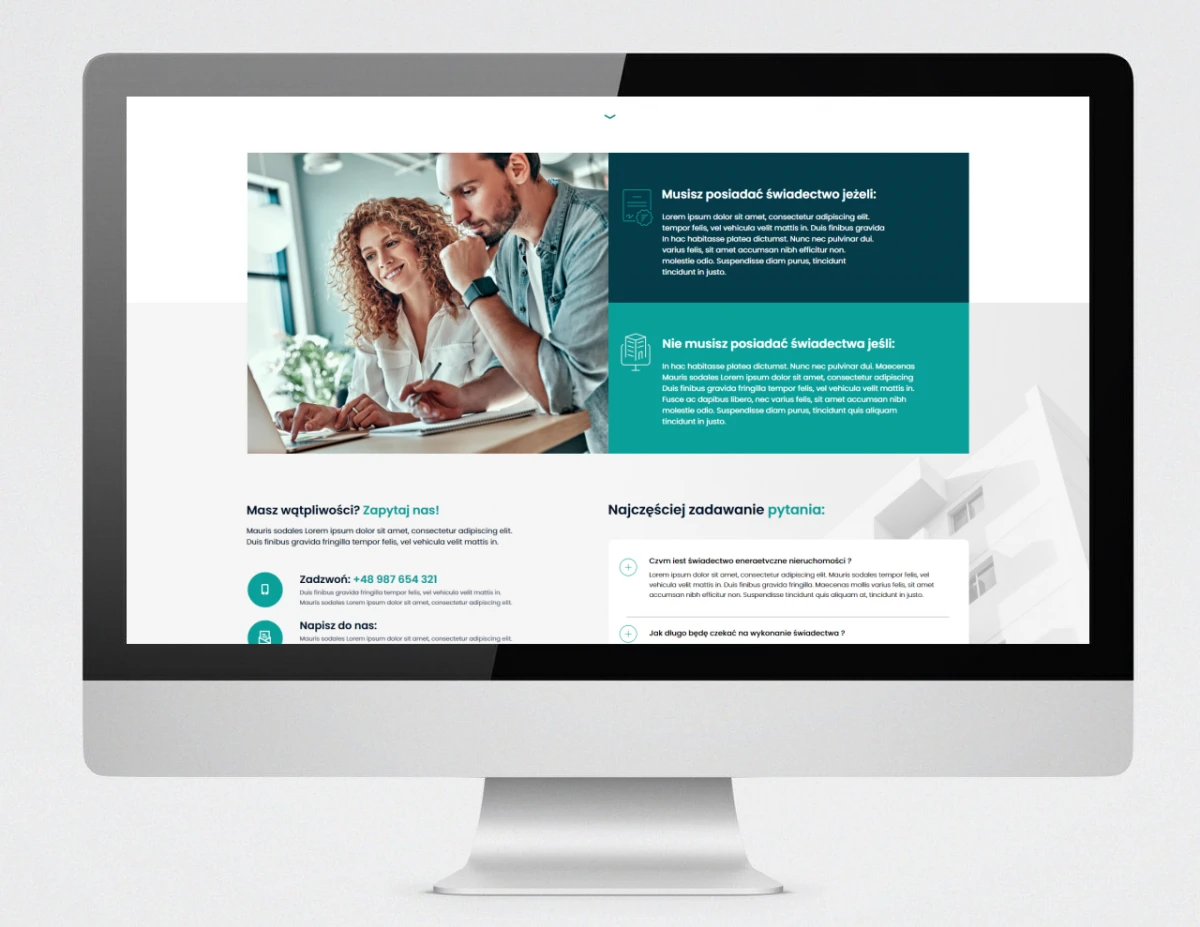 projekt strony internetowe energetyczneonline bielsko swiadectwa