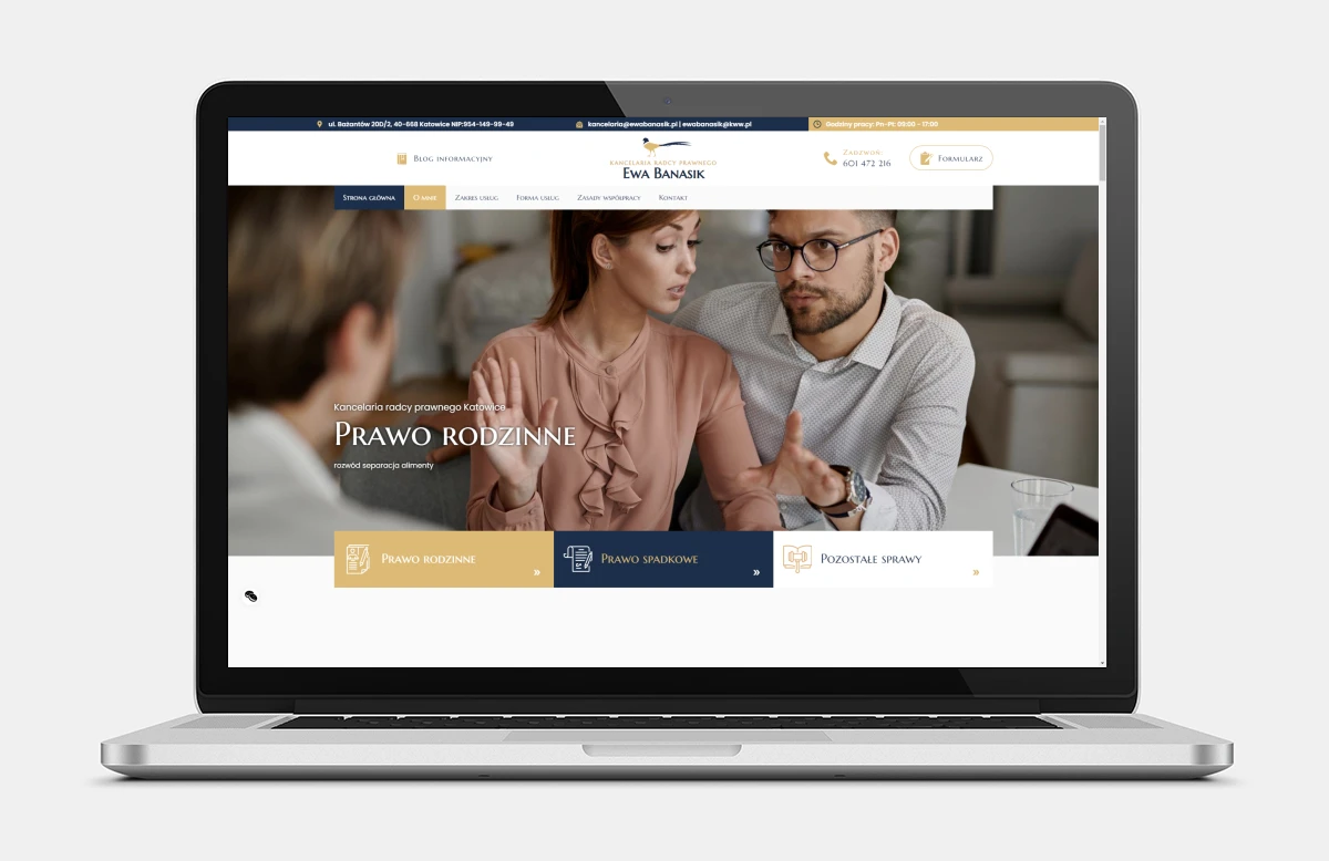strony www dla ewy banasik dobrego prawnika do spadku katowice