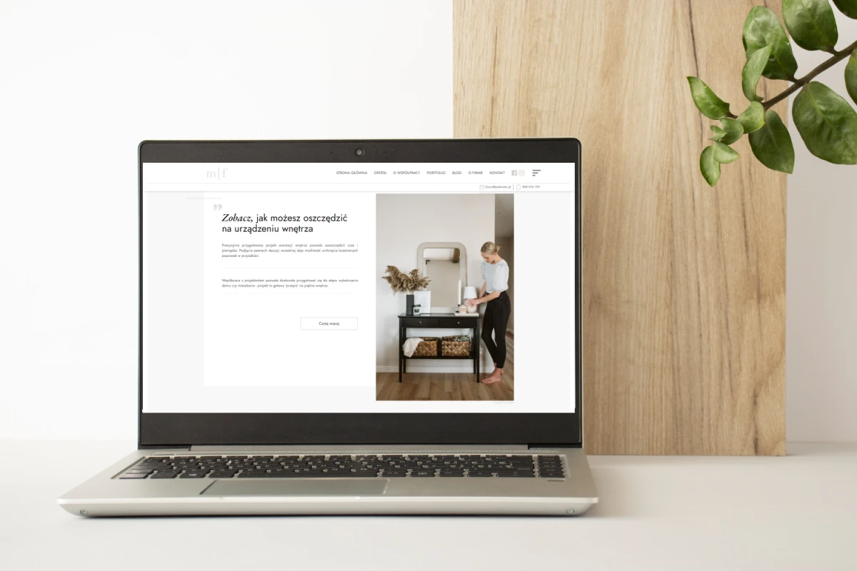 projekt strony pod pozycjonowanie w google dla pieknietu architekci