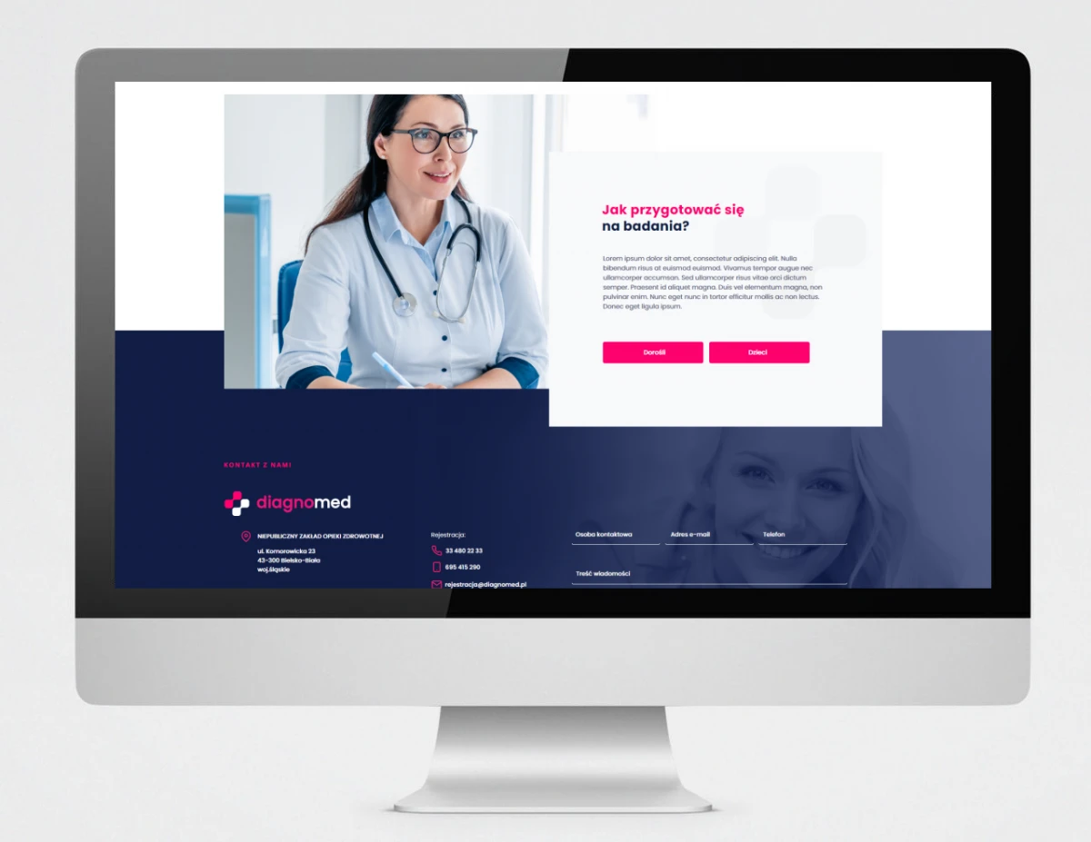 strony internetowe dla firmy diagnomed poradnia bielsko biala 6