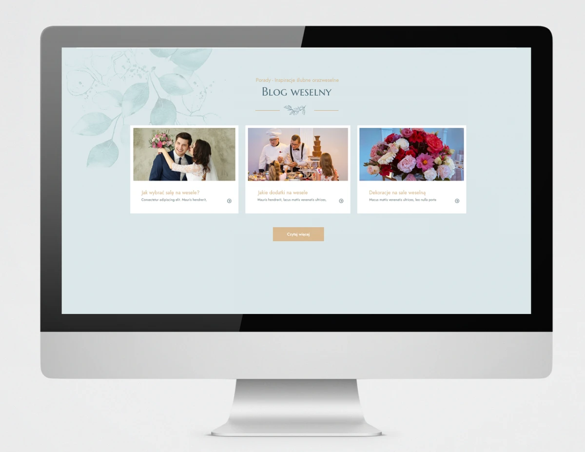 strony internetowe dla bartek bielsko domu weselnego