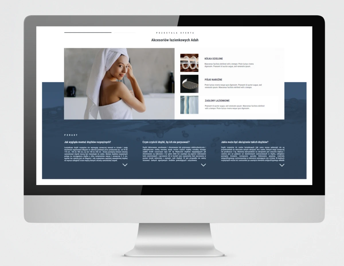 adah nowa strona internetowa projekt