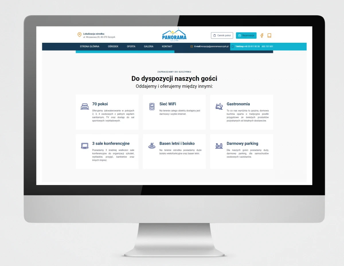 strona internetowa panoramy szczyrk
