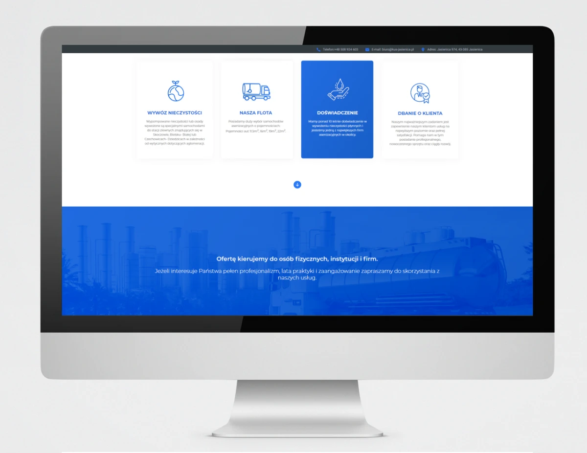 strona www dla firmy kus jasienica