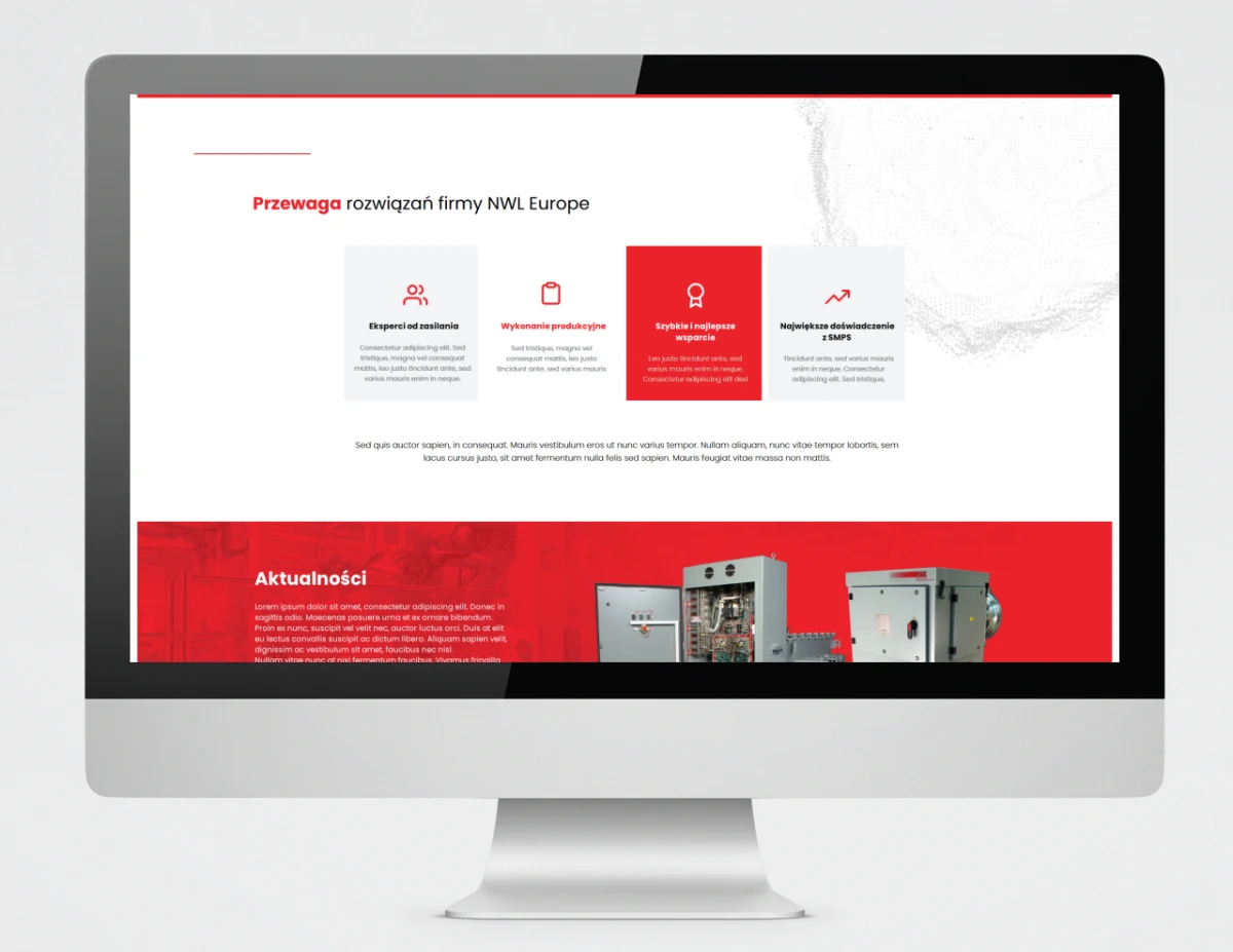 nwl europe bielsko projekt strony