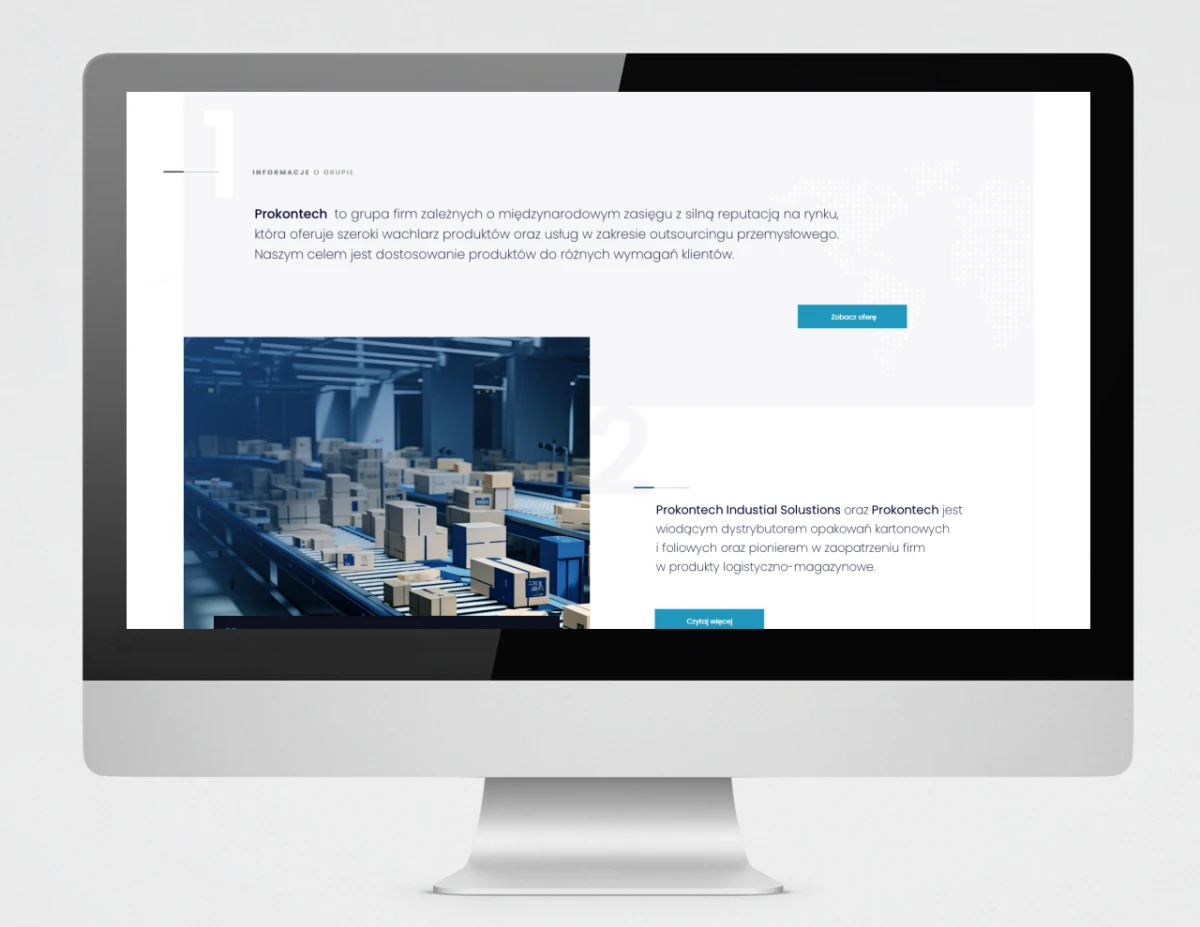 strony internetowe firmy prokontech group bielsko biala