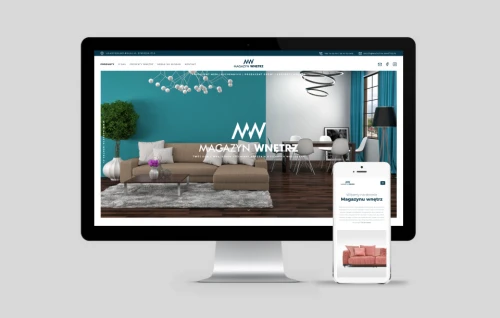 realizacja strony internetowej magazyn wnetrz