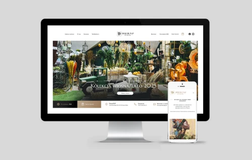 strony internetowe projekt witryny dekorpap wykonanie exponet bielsko