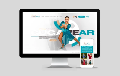 projekt strony internernetowe dla guga wear z bielska bialej