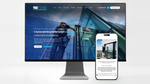 tworzenie stron dla firm z bielska bielej projekt dla firmy renova