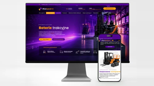 strona internetowa dla firmy Promotive z Koz kolo bielska bialej