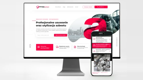 strony internetowe bielsko biala projekt dla uwaga azbest