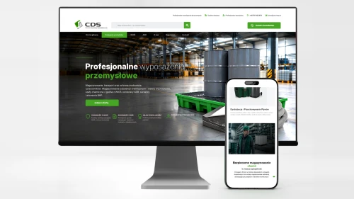 projekt strony katalogu internetowego dla firmy CDS BHP z bielska bialej