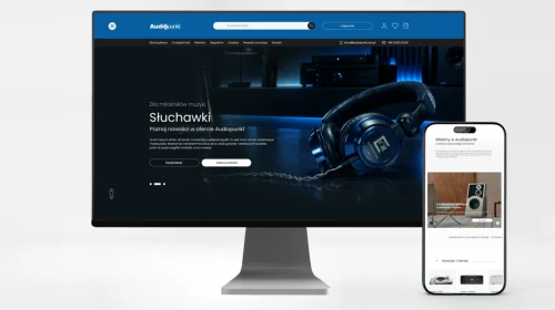 sklepy internetowe bielsko biala exponet projekt sklepu dla audiopunkt z warszawy