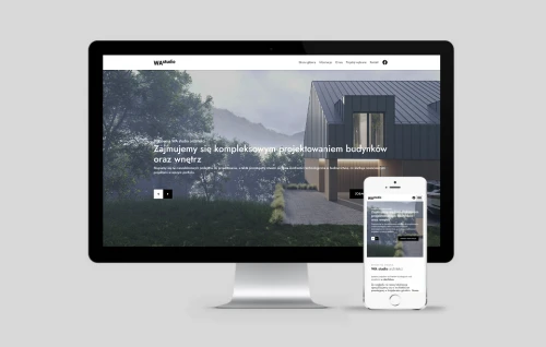 strona internetowa WA studio dla architektów